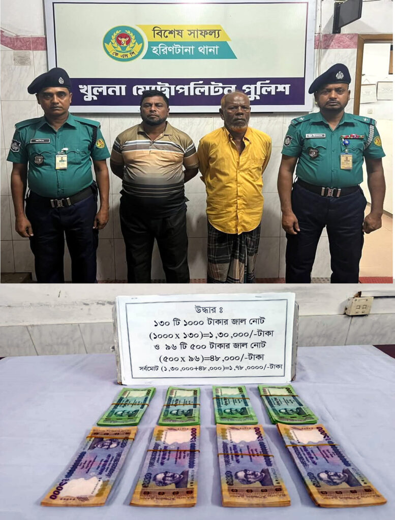 খুলনায় জাল নোটসহ দুই জন আটক 1 2 12