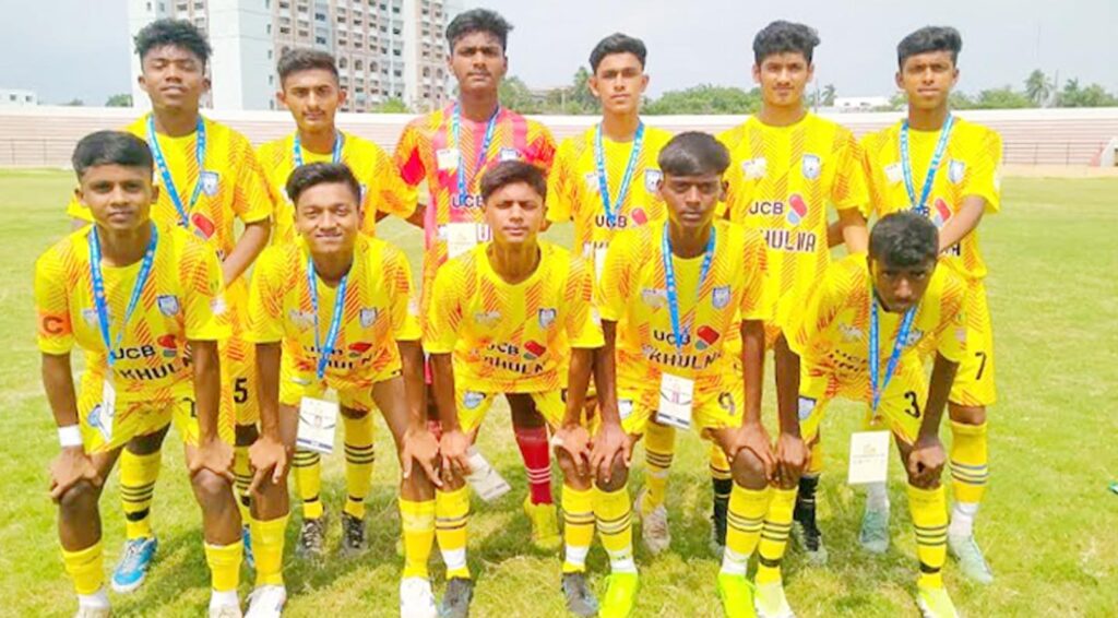 বাফুফে অনুর্ধ্ব-১৫ জাতীয় ফুটবল লিগে খুলনার জয় 4 5 10